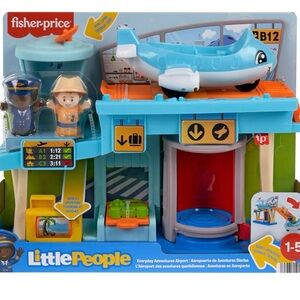 Fisher-Price Little People Airport Playset - Blue and Orange